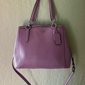 Coach Sparkly Lavender Bag